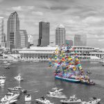 Gasparilla ships in Tampa Bay