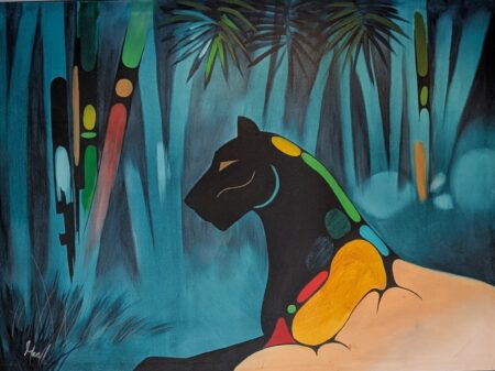 panther in a jungle